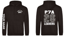 Load image into Gallery viewer, Dunbar Primary P7A Leavers Hoodie 26