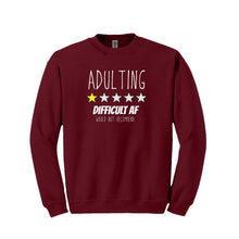 Load image into Gallery viewer, Adulting Review Sweatshirt