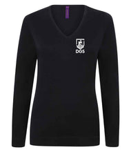 Load image into Gallery viewer, DGS V-Neck Knitted Sweatshirt S5-S6