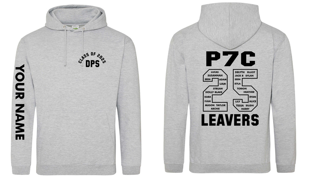 Heather grey leavers hoodie online
