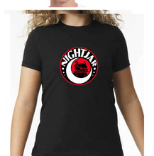 Load image into Gallery viewer, Nightjar Sounds Ladies Fitted Cotton Tshirt