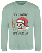 Load image into Gallery viewer, Dead Inside but Jolly AF Sweatshirt