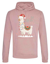 Load image into Gallery viewer, Fa La La La Llama Hoodie