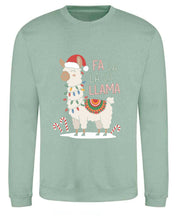 Load image into Gallery viewer, Fa La La La Llama Sweatshirt