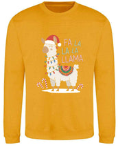 Load image into Gallery viewer, Fa La La La Llama Sweatshirt