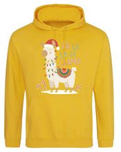 Load image into Gallery viewer, Fa La La La Llama Hoodie