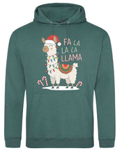 Load image into Gallery viewer, Fa La La La Llama Hoodie