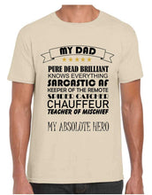 Load image into Gallery viewer, My Dad List Tshirt