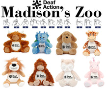 Load image into Gallery viewer, Madison's Zoo | Deaf Action Teddies