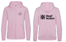 Load image into Gallery viewer, Madison's Zoo | Deaf Action Bee Zippie