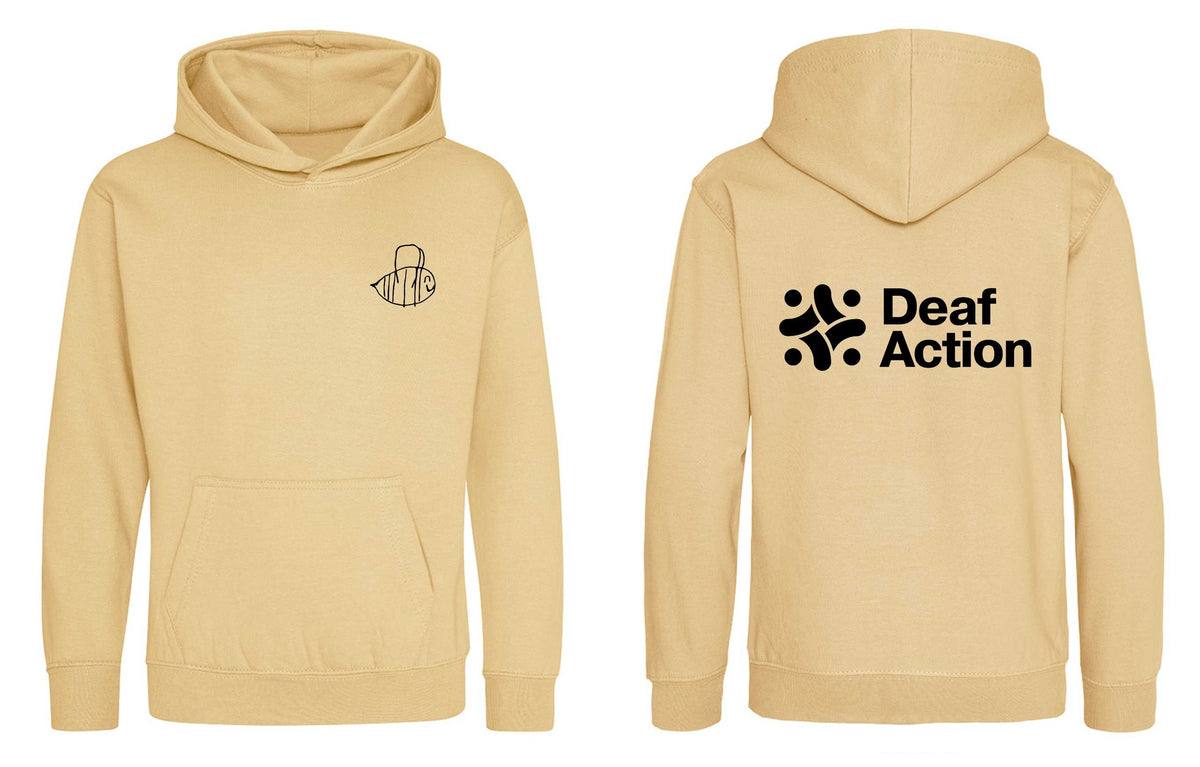 Hoodie with bee logo best sale