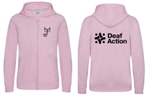 Load image into Gallery viewer, Madison's Zoo | Deaf Action Cat Zippie