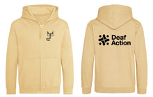 Load image into Gallery viewer, Madison's Zoo | Deaf Action Cat Zippie