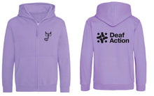 Load image into Gallery viewer, Madison's Zoo | Deaf Action Cat Zippie