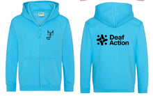 Load image into Gallery viewer, Madison's Zoo | Deaf Action Cat Zippie