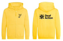 Load image into Gallery viewer, Madison's Zoo | Deaf Action Cat Zippie