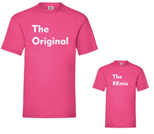 Load image into Gallery viewer, Original and REmix matching adult child t-shirts