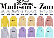 Load image into Gallery viewer, Madison's Zoo | Deaf Action Rabbit Hoodie