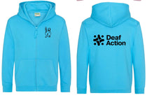 Load image into Gallery viewer, Madison's Zoo | Deaf Action Rabbit Zippie