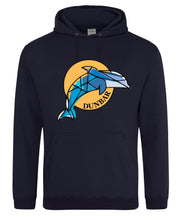 Load image into Gallery viewer, Dunbar Dolphin Hoodie adults or kids