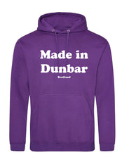 Load image into Gallery viewer, Made in Dunbar Hoodie adults or kids