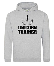 Load image into Gallery viewer, Unicorn Trainer Hoodie adult or kids