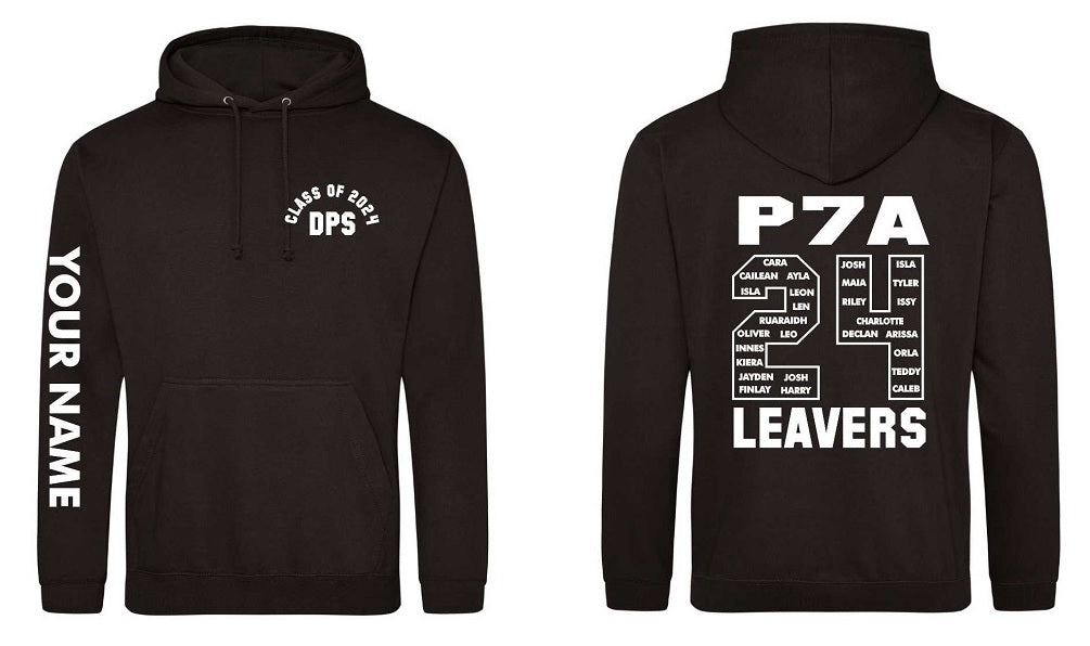 Dunbar Primary P7A Leavers Hoodie