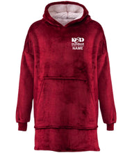 Load image into Gallery viewer, Dunbar School of Dancing Hooded Blanket (oversized)
