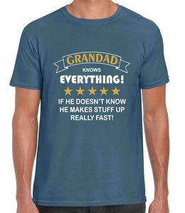 Grandad Knows Everything Tshirt