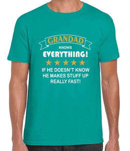 Grandad Knows Everything Tshirt