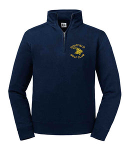 Goatfield Zip Neck Sweatshirt Russell