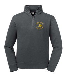 Goatfield Zip Neck Sweatshirt Russell
