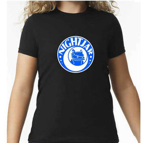 Nightjar Sounds Ladies Fitted Cotton Tshirt