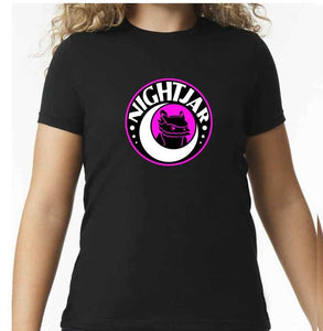 Nightjar Sounds Ladies Fitted Cotton Tshirt