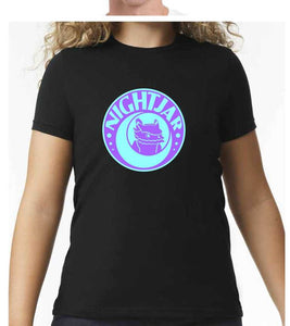 Nightjar Sounds Ladies Fitted Cotton Tshirt