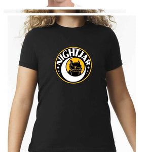 Nightjar Sounds Ladies Fitted Cotton Tshirt