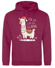 Load image into Gallery viewer, Fa La La La Llama Hoodie
