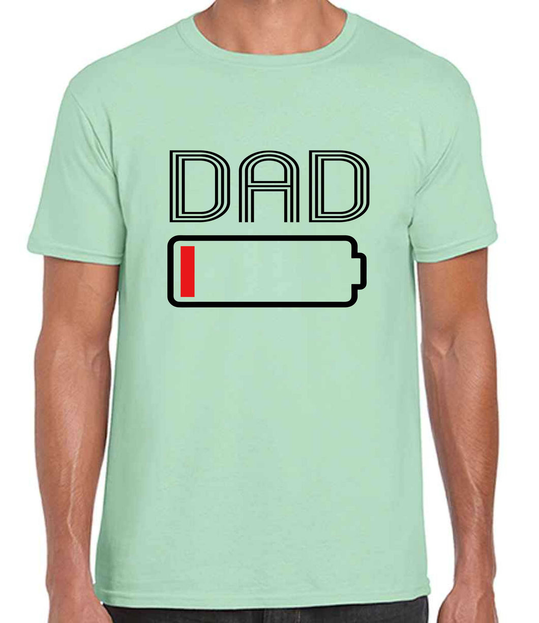 Dad Flat Battery Tshirt