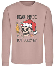 Load image into Gallery viewer, Dead Inside but Jolly AF Sweatshirt
