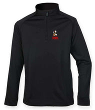 Load image into Gallery viewer, The Huffin Puffin Golf Zip neck wicking top
