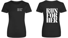 Load image into Gallery viewer, Run For Her Fitted Sports tee
