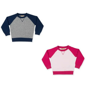 Larkwood Baby Toddler Contrast Sweatshirt