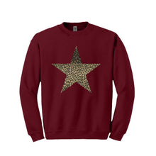 Load image into Gallery viewer, Leopard Star Sweatshirt
