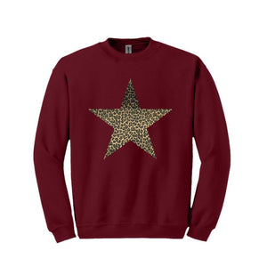 Leopard Star Sweatshirt