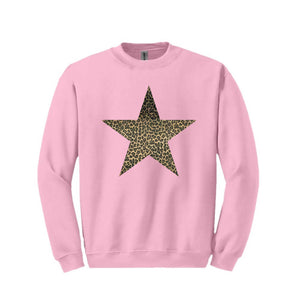 Leopard Star Sweatshirt