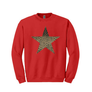 Leopard Star Sweatshirt