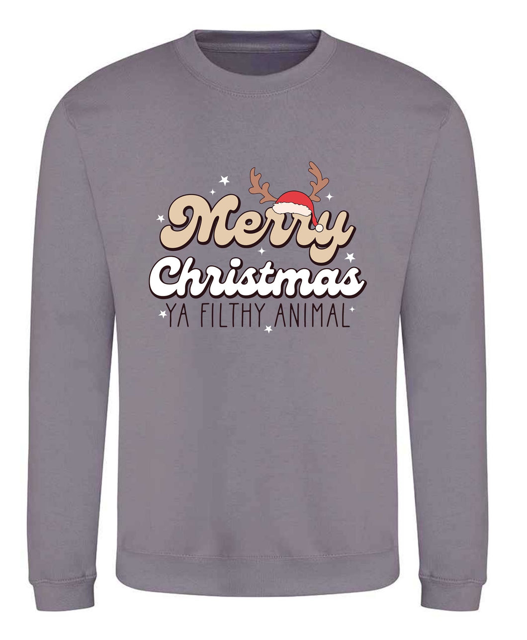 Merry Christmas Ya Filthy Animal Sweatshirt