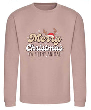 Load image into Gallery viewer, Merry Christmas Ya Filthy Animal Sweatshirt

