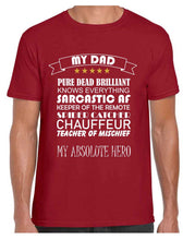 Load image into Gallery viewer, My Dad List Tshirt
