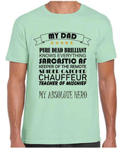 Load image into Gallery viewer, My Dad List Tshirt
